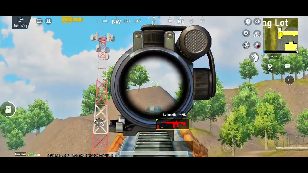 Pubg mobile m416 ni to'g'ri nastroyka qilish