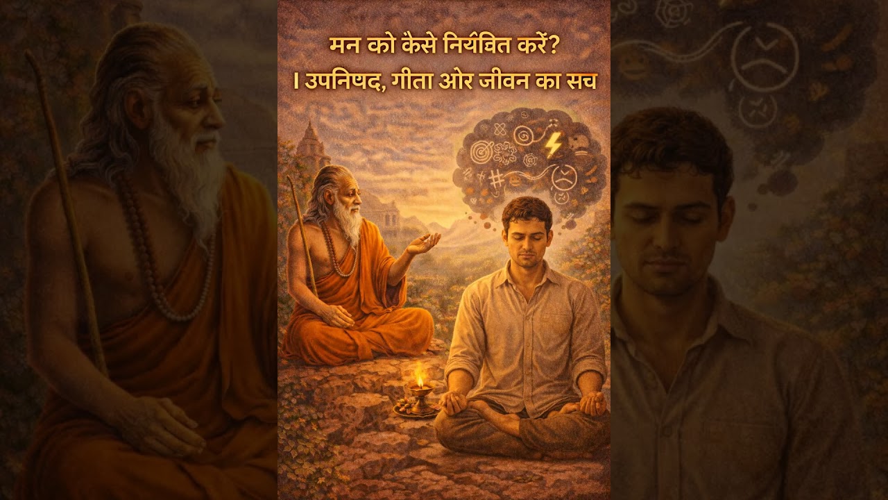 मन को कैसे नियंत्रित करें? | उपनिषद, गीता और जीवन का सच