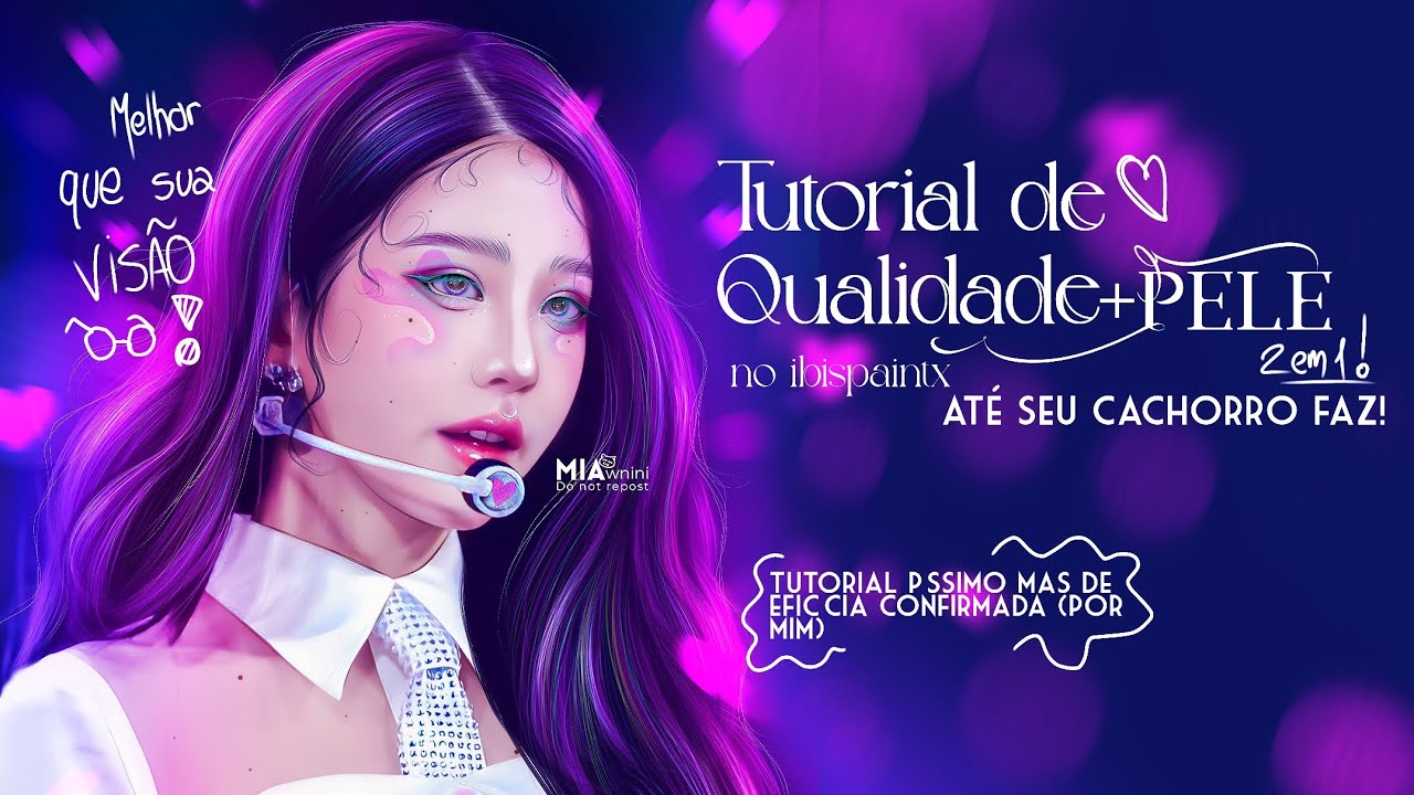 Tutorial de qualidade E de PELE para manipulações no ibispaintX (muito bom hein)