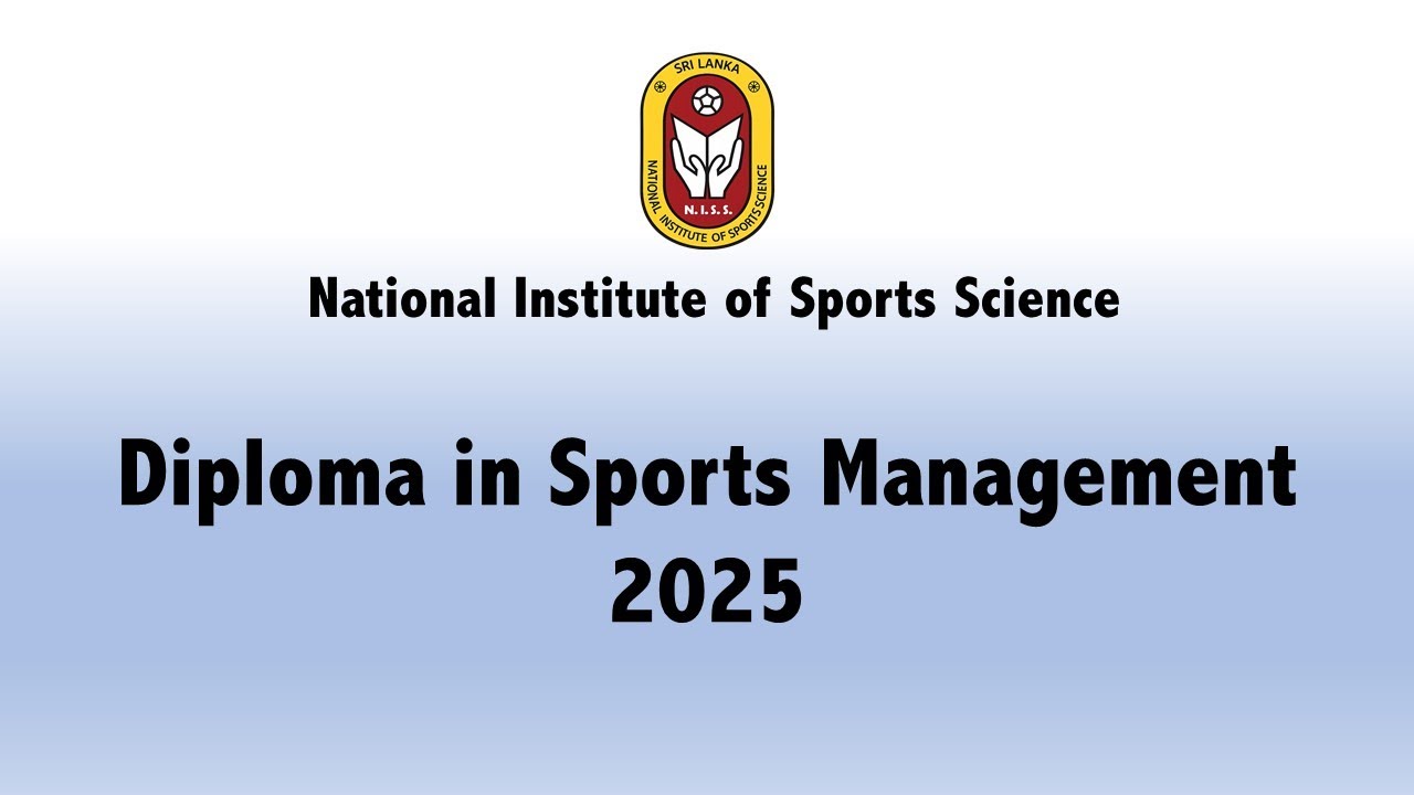 Diploma in Sports Management - 2025 | National Institute of Sports Science