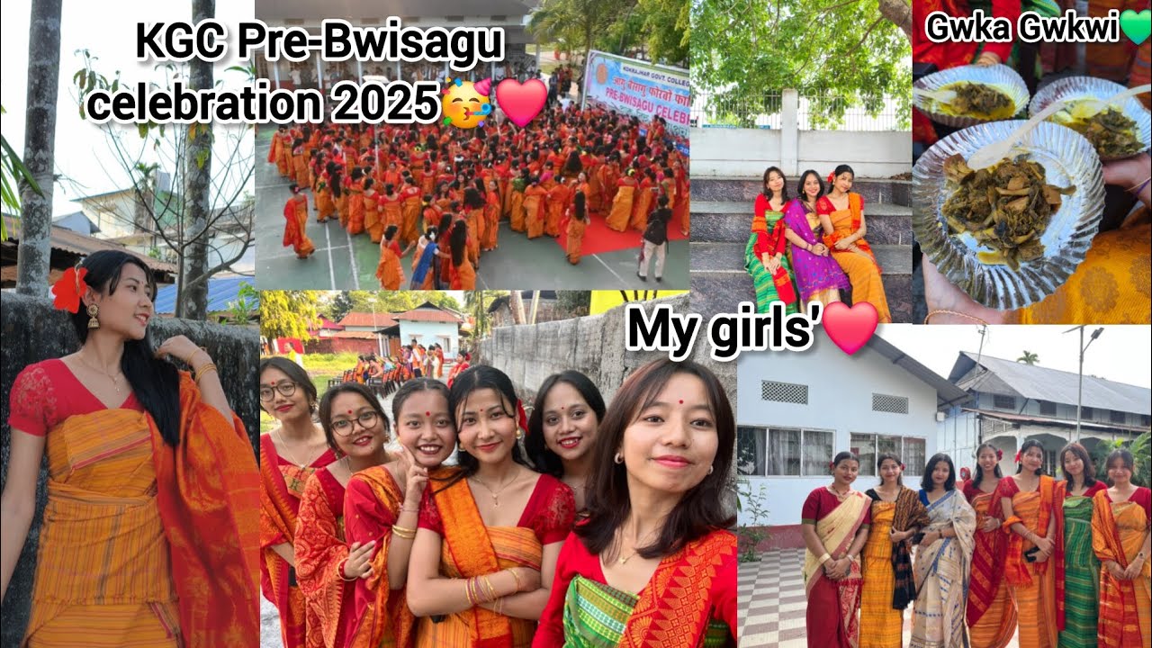 KOKRAJHAR GOVT COLLEGE PRE-BWISAGU CELEBRATION 2025🥳❤️||FLORENCE BASUMATARY ||VLOG 75