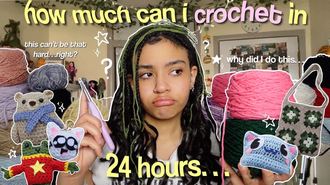 i CROCHETED for 24 hours! This can’t be hard…right ???