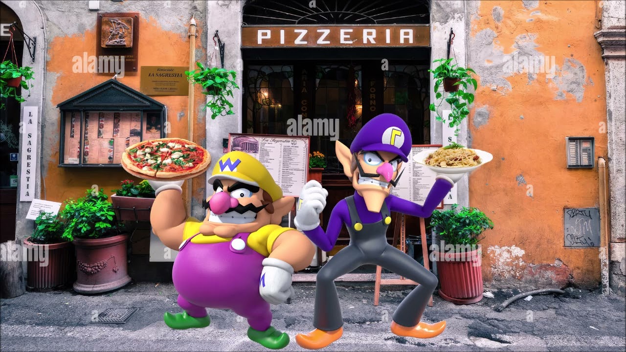 Wario Bros. - Funiculi Funicula (AI Cover)