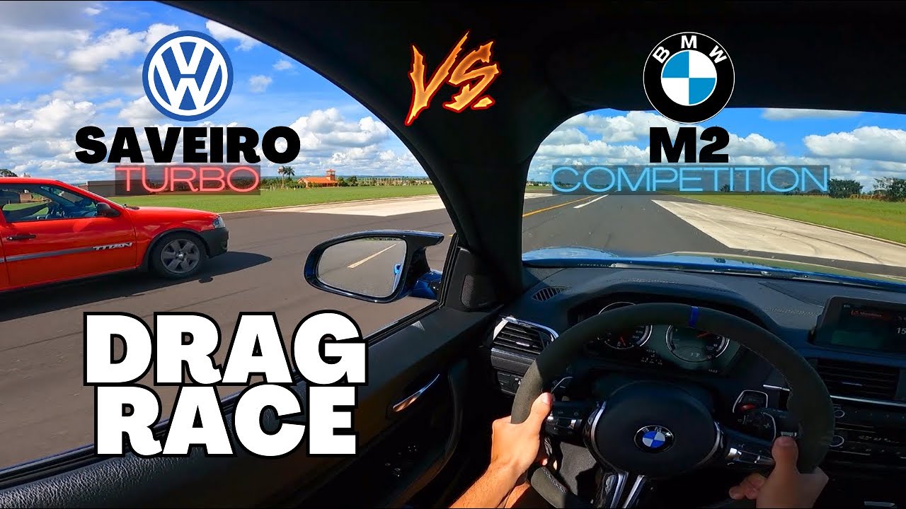 🚀 VW SAVEIRO TURBO x BMW M2 COMPETITION: DRAG RACE