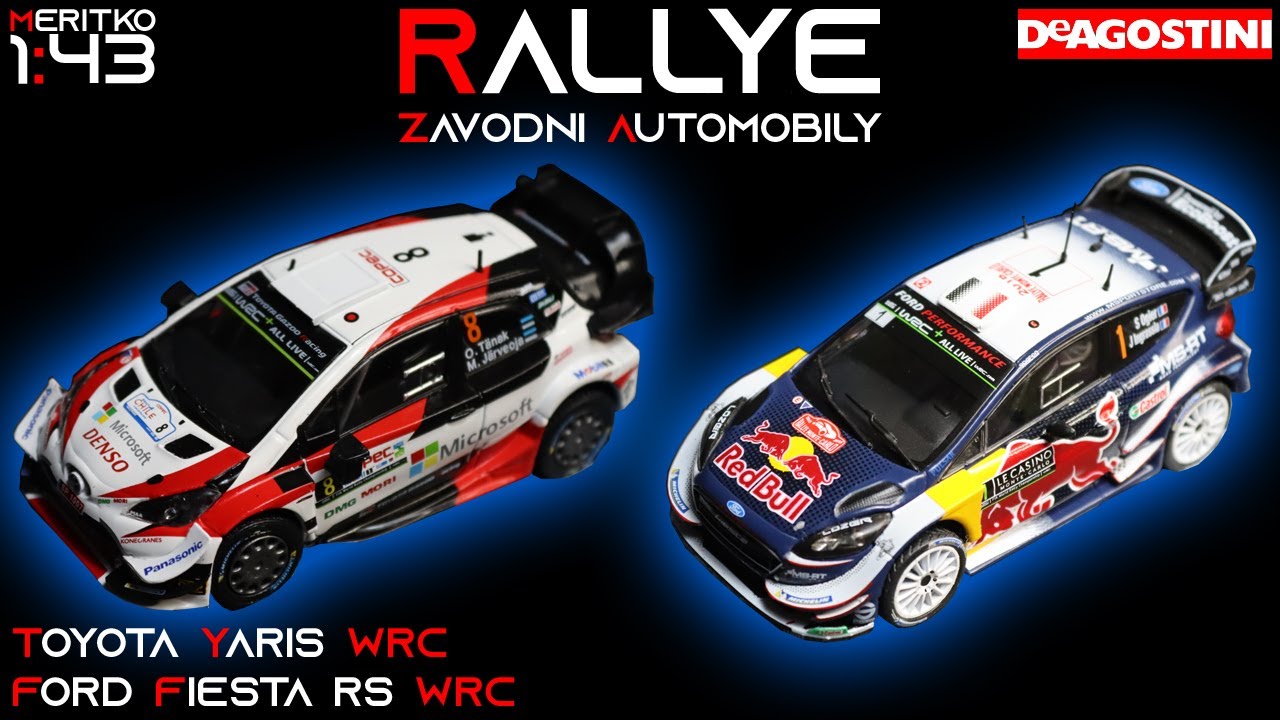 RECENZE: RALLYE ZÁVODNÍ AUTOMOBILY 1:43 od DeAgostini: Toyota Yaris, Ford Fiesta RS WRC