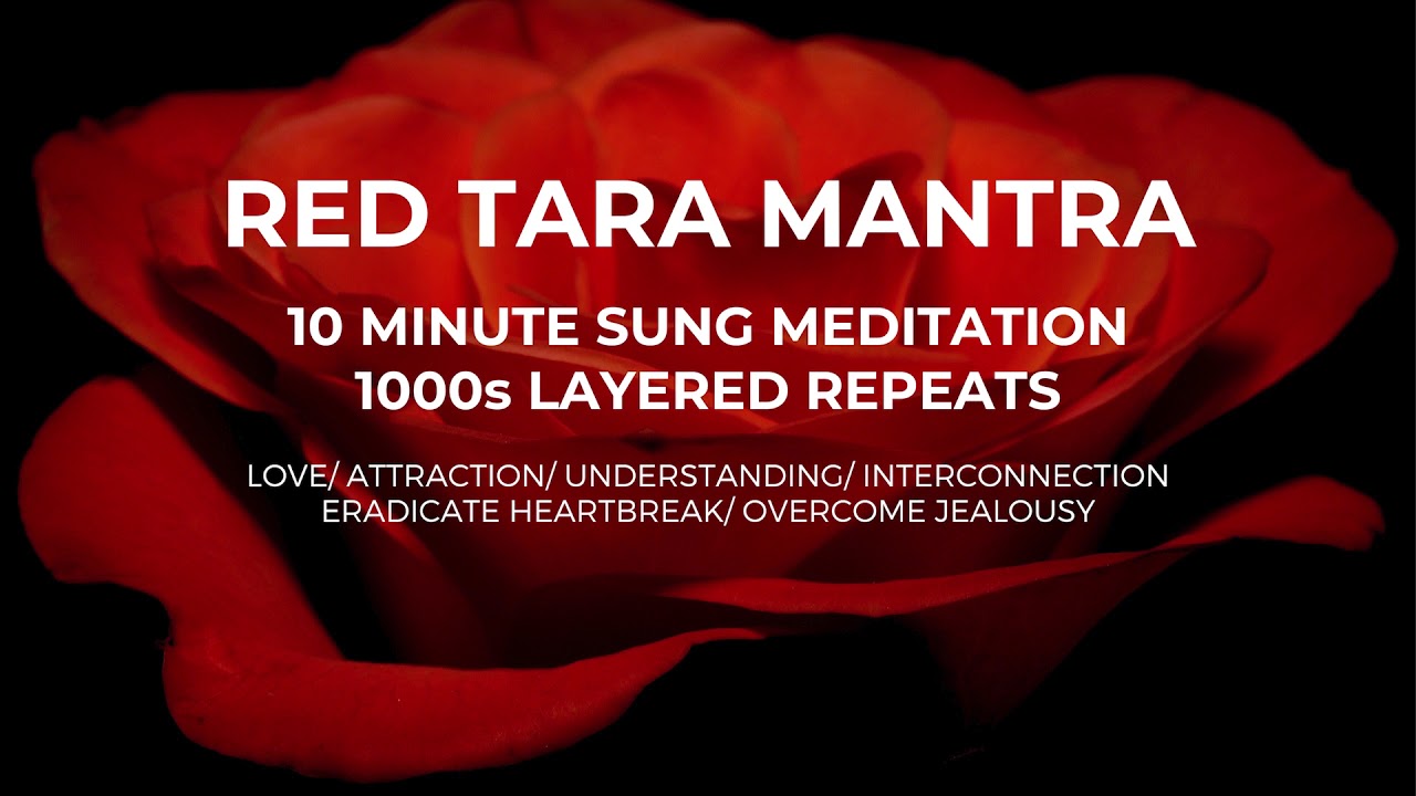 RED TARA MANTRA: OM TARE TAM SOHA: Love/ Attraction/ Understanding/ Connection/ Reduce Suffering