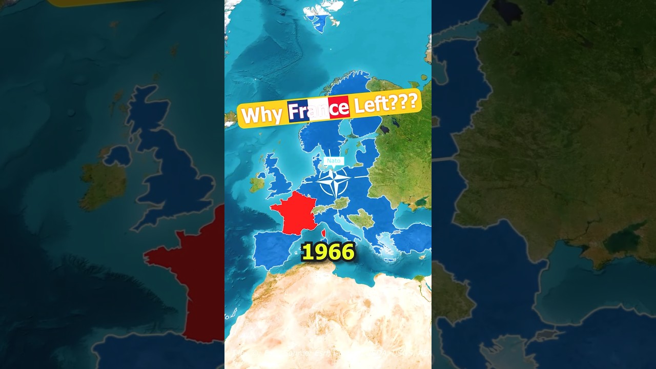 Why did France leave NATO???🇫🇷🤔