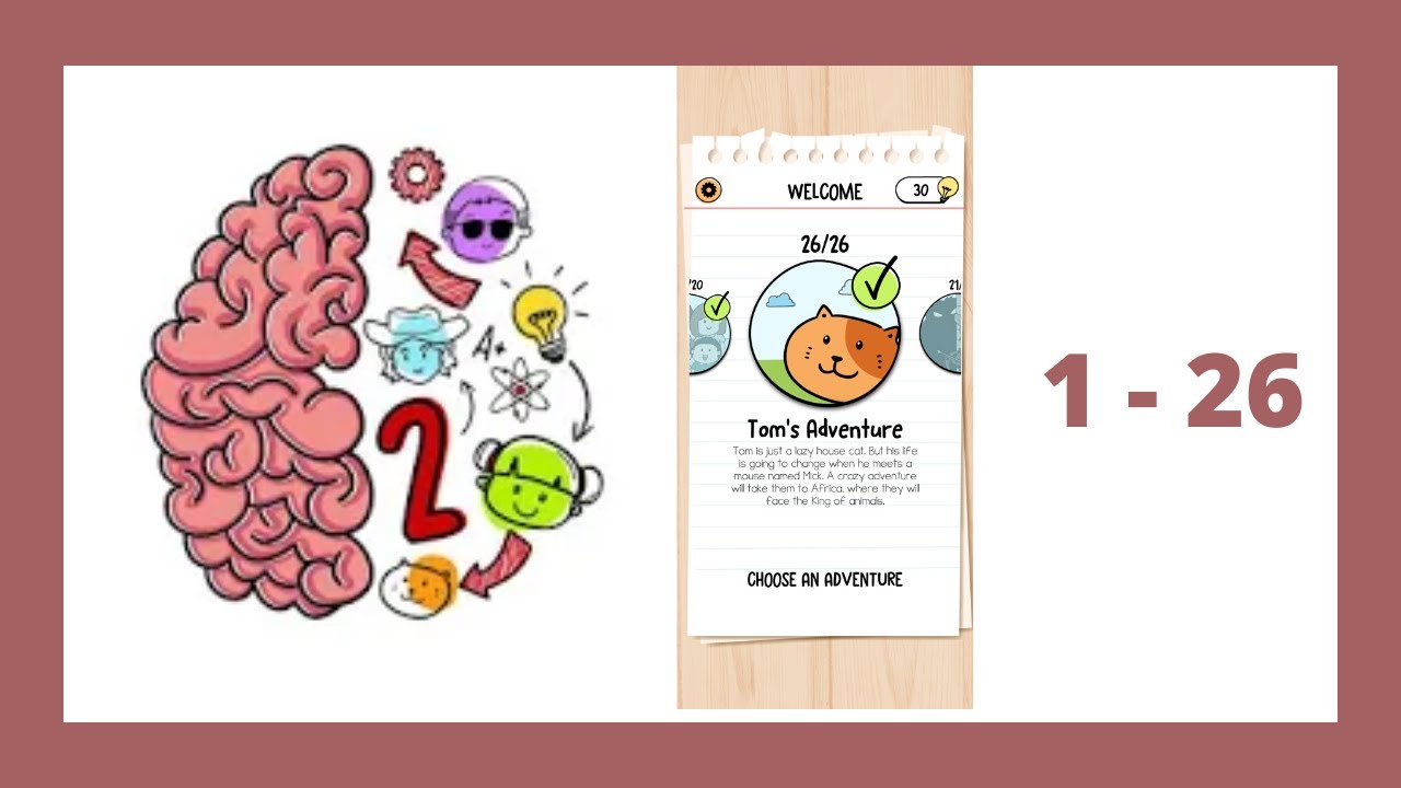 Brain Test 2 Toms Adventure Answers | Brain Test 2 Answers