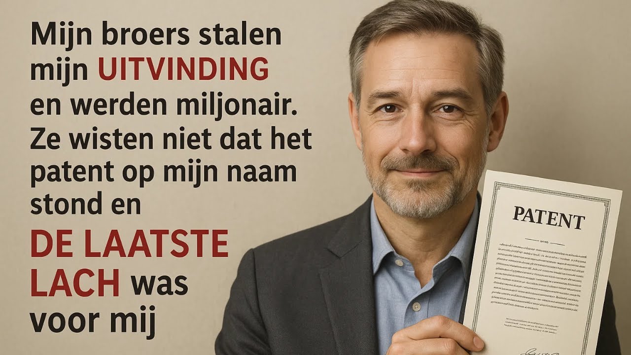 Mijn broers stalen mijn UITVINDING en werden miljonair. Ze wisten niet dat het patent