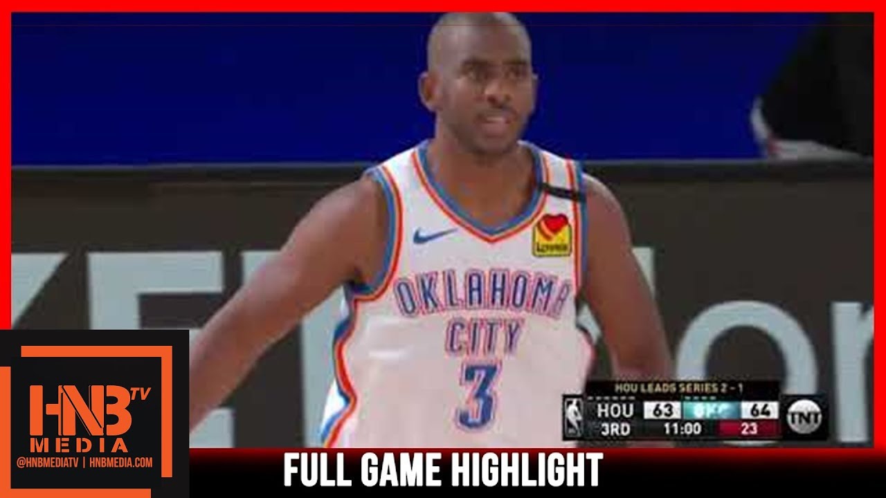 Rockets vs OKC Thunder Game 4 8.24.20 | Full Highlights