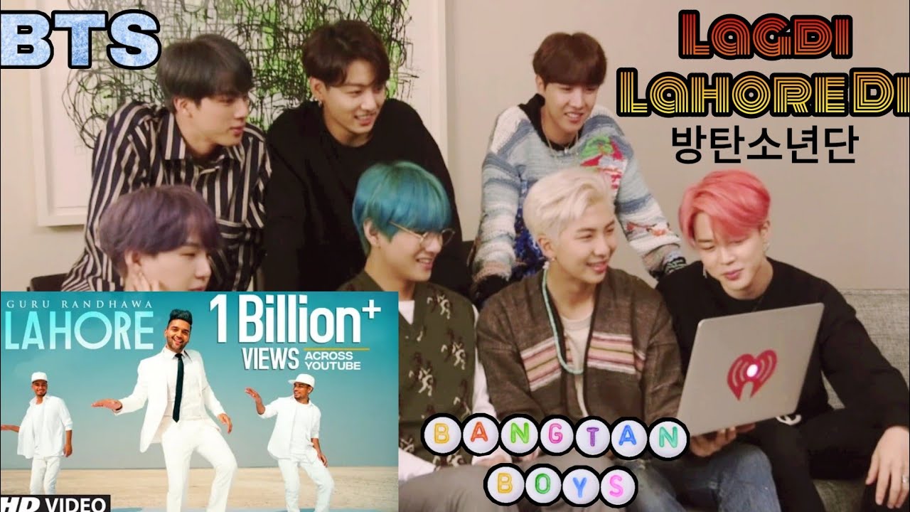 BTS REACTION VIDEO ON BOLLYWOOD  HIT SONG ( LAGDI LAHORE DI ) FT.BTS @iHeartRadio