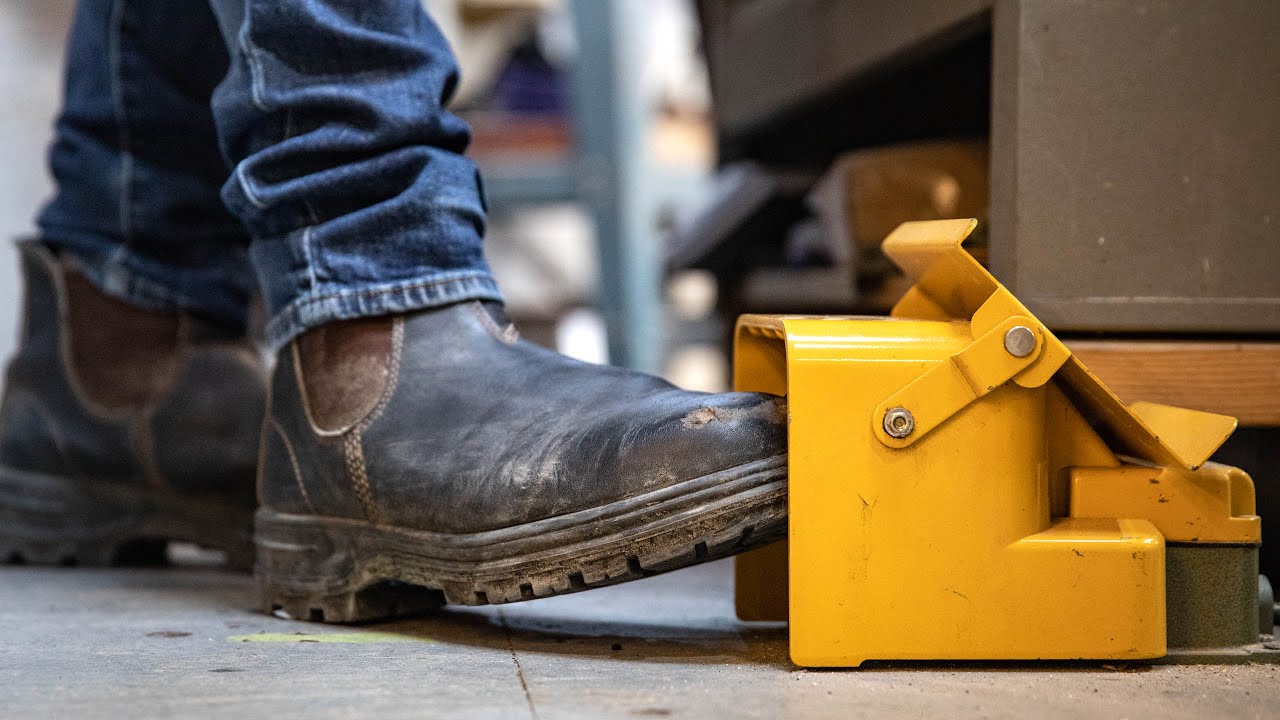 Adam Savage's One Day Builds: Foot Switch-Powered Shop Tools!