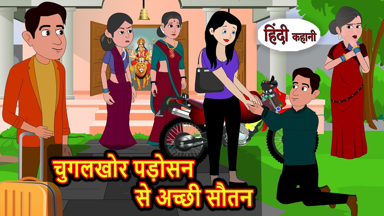 चुगलखोर पड़ोसन से अच्छी सौतन | Hindi Story | Bedtime Stories | Moral Story | Fairy Tales | Storytime