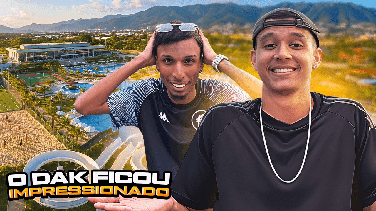 LEVEI O DAK CALVO NO MAIOR CLUBE DA MINHA CIDADE! (ele ficou impressionado)