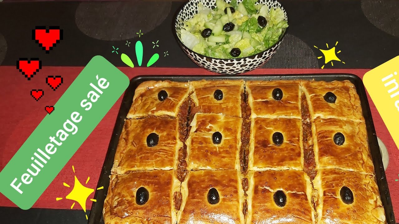 Feuilletage salé sans beurre avec une pâte inratable 🥰🥰🥰