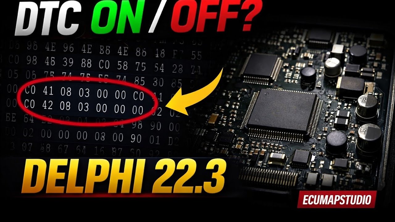 Delphi 22.3 DTC Map in WinOLS | DTC ON OFF Method Explained#winols 