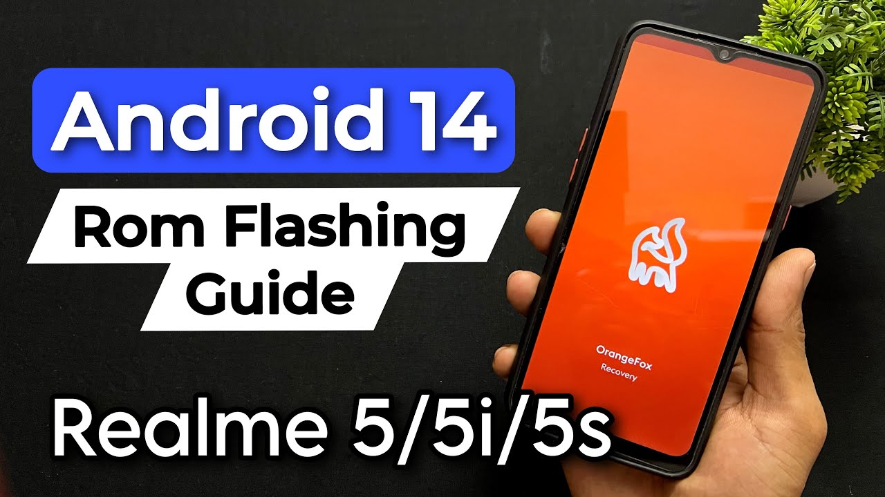 Как установить прошивку Android 14 на Realme 5/5i/5s | Как установить кастомную прошивку на Realm...