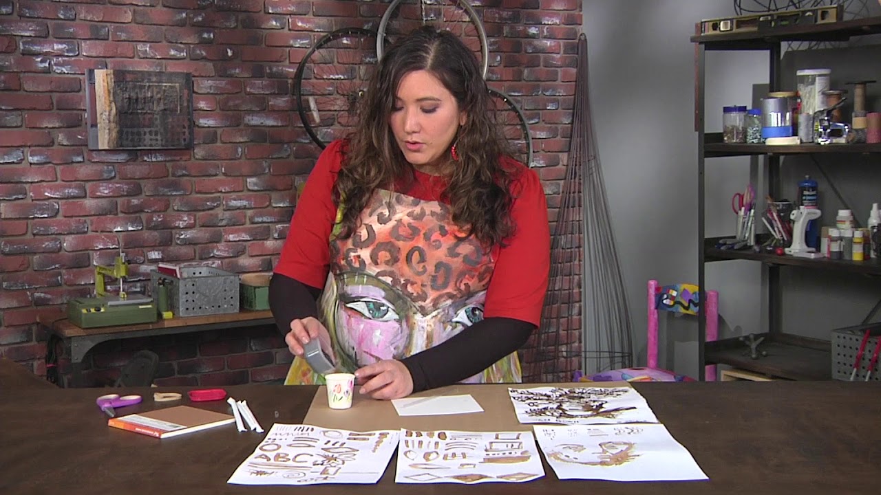 Learn to paint with a straw on Make It Artsy with Julie Fei Fan Balzer (404-1)