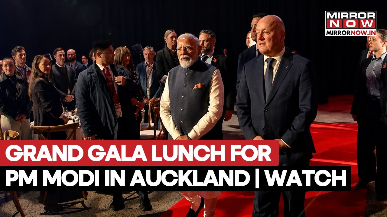 Special Gala Lunch For PM Modi: India-New Zealand Friendship Celebration In Auckland | Watch