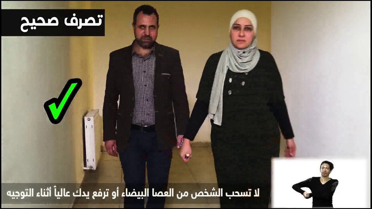 التفاعل مع الأشخاص ذوي الإعاقة البصرية