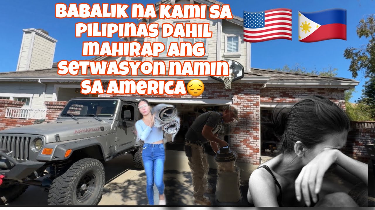 BABALIK NA KAMI SA PILIPINAS🇵🇭DAHIL MAHIRAP ANG SETWASYON NAMIN SA AMERICA🇺🇸😔