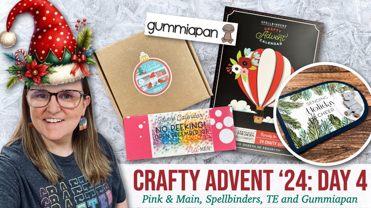 DAY 4 🔴 Crafty Advent LIVE 2024  | December 4th Crafty Advent Calendar Vlogmas #craftyadvent2024