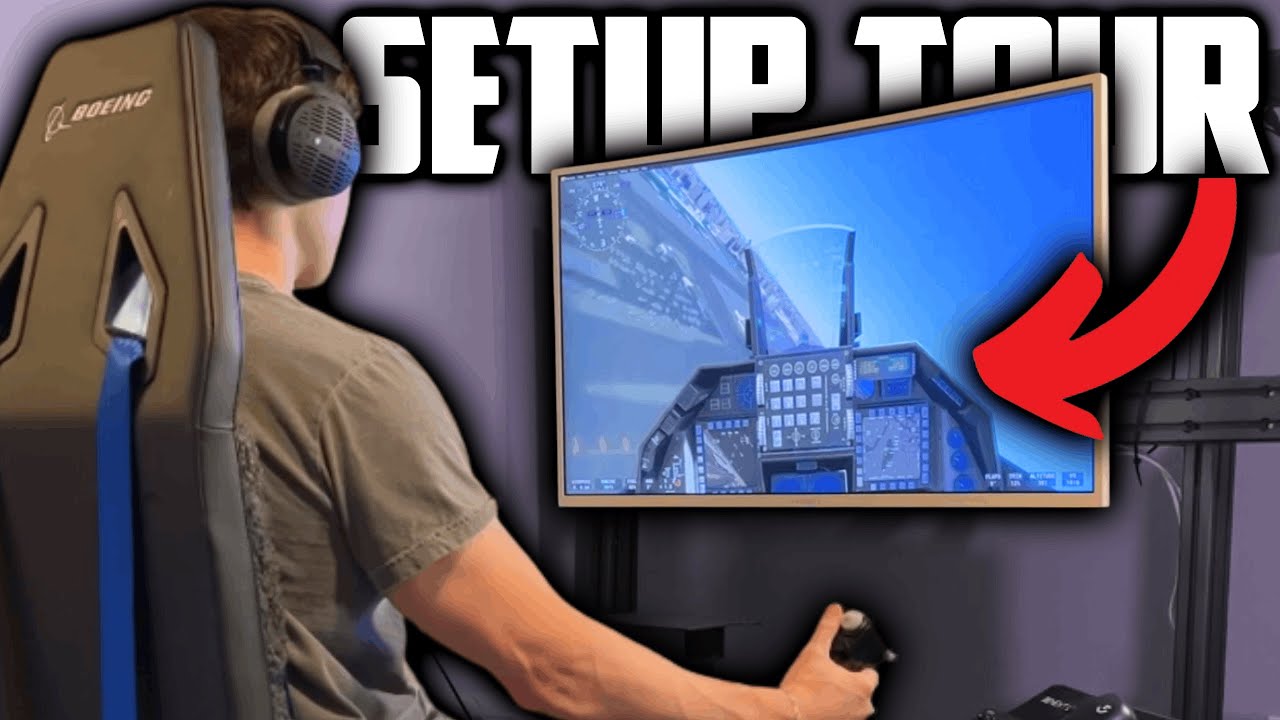 My Flight Sim Setup Tour!