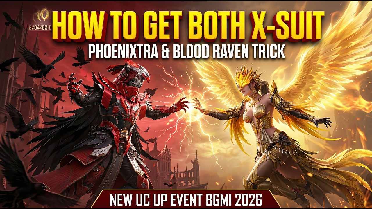 How to Get Both X-Suit 😱 | New UC Up Event BGMI | Phoenixtra & Blood Raven Trick