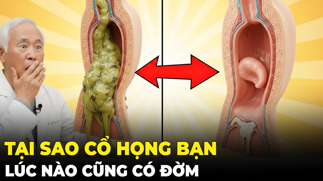 Lý Do BẤT NGỜ Khiến Đờm Mãi KHÔNG Hết Và Cách TRỊ DỨT ĐIỂM Vĩnh Viễn