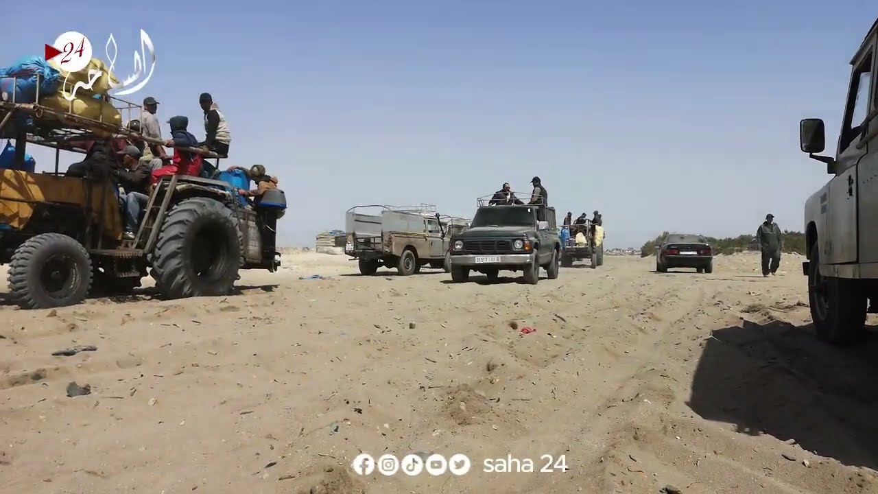 جولة داخل قرية الصيد #لاساركا جنوب مدينة #الداخلة
