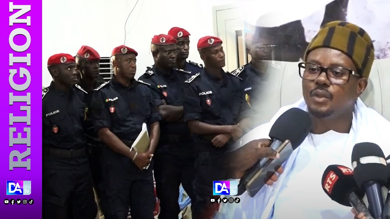MAGAL 2024 -   La police reçue par Cheikh Bass Abdou Khadre Mbacké