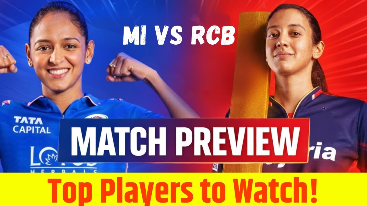 WPL 2026: MI-W vs RCB-W | Full Match Preview & Key Players