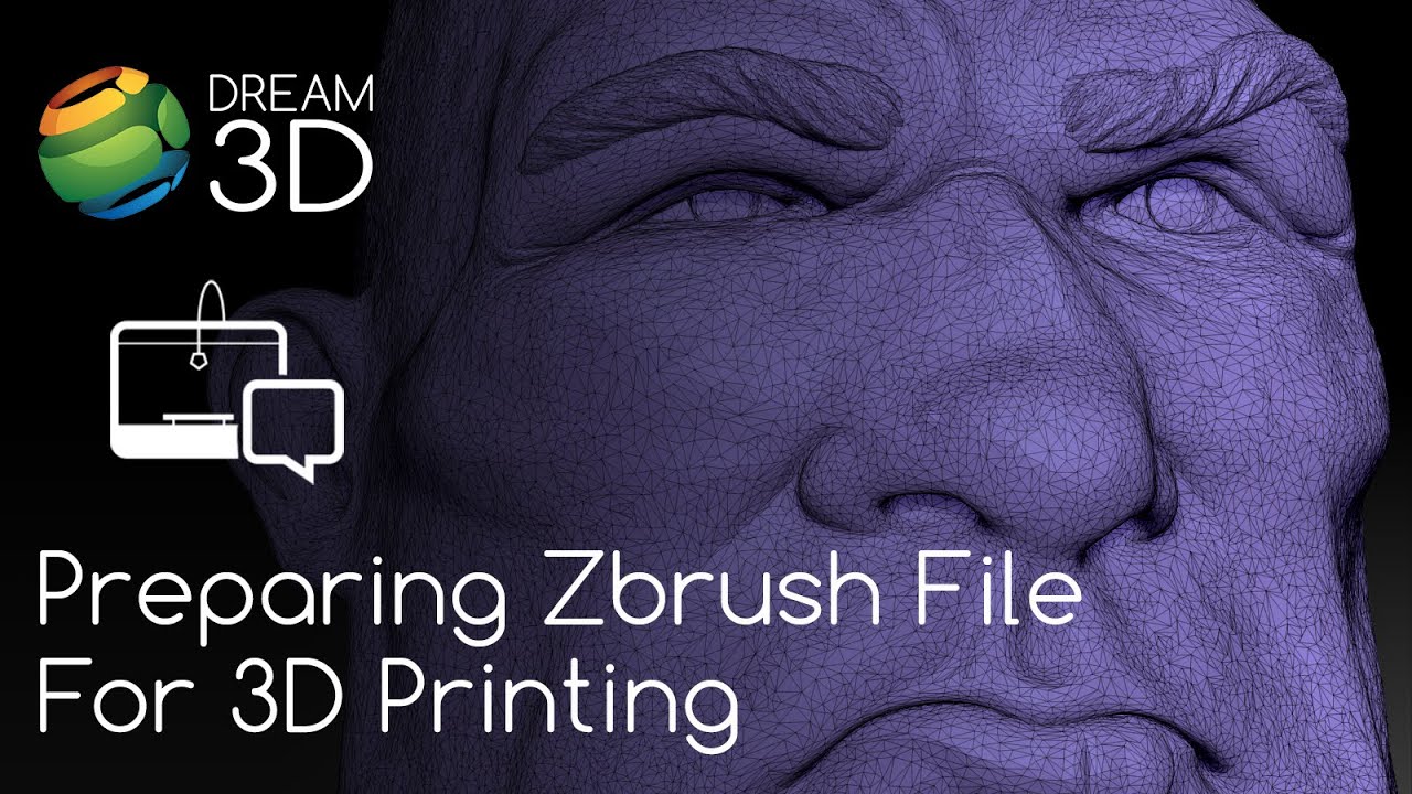 Preparing a Zbrush File for 3D Printing | Tutorial | Dream 3D