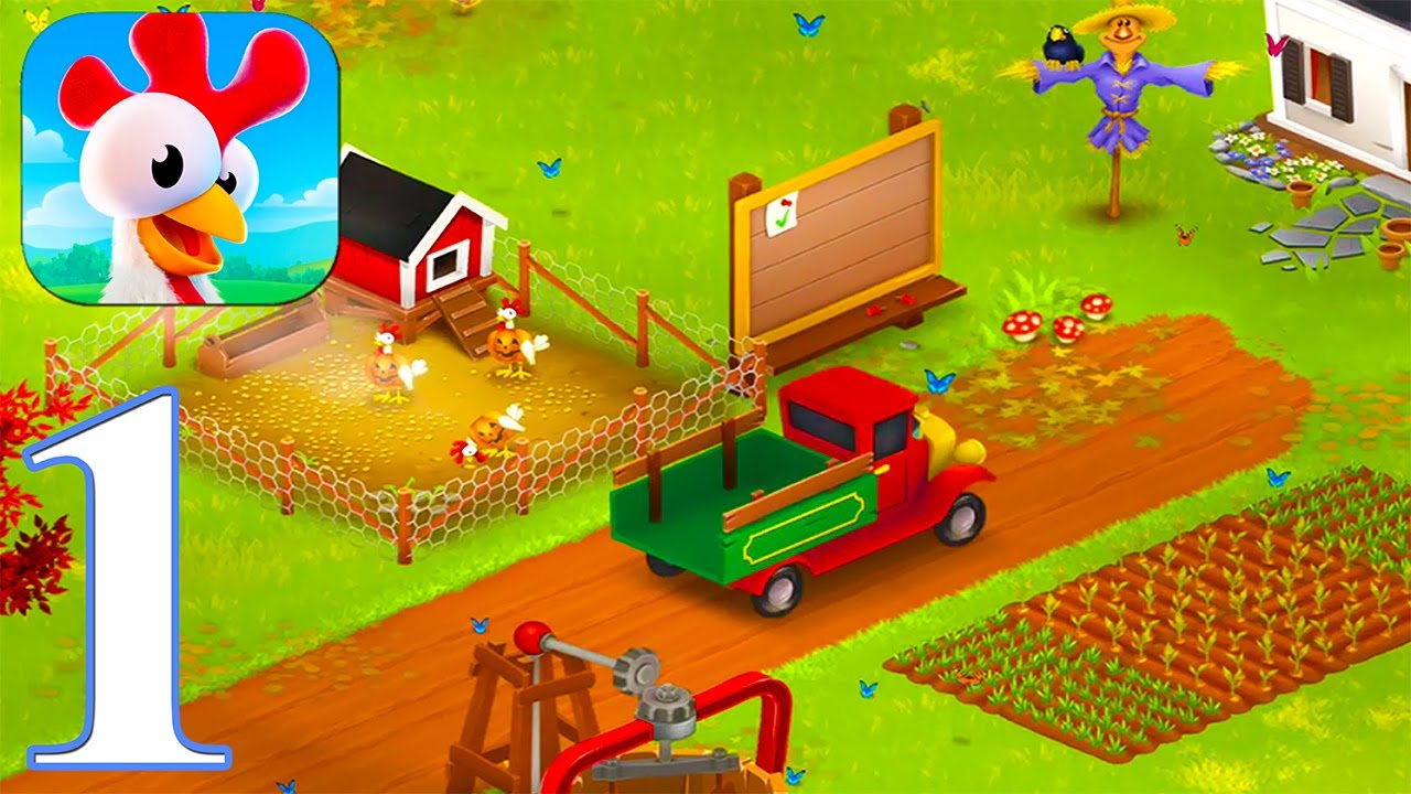 Hay Day - Gameplay Walkthrough Episode 1 - tutorial  (iOS, Android)