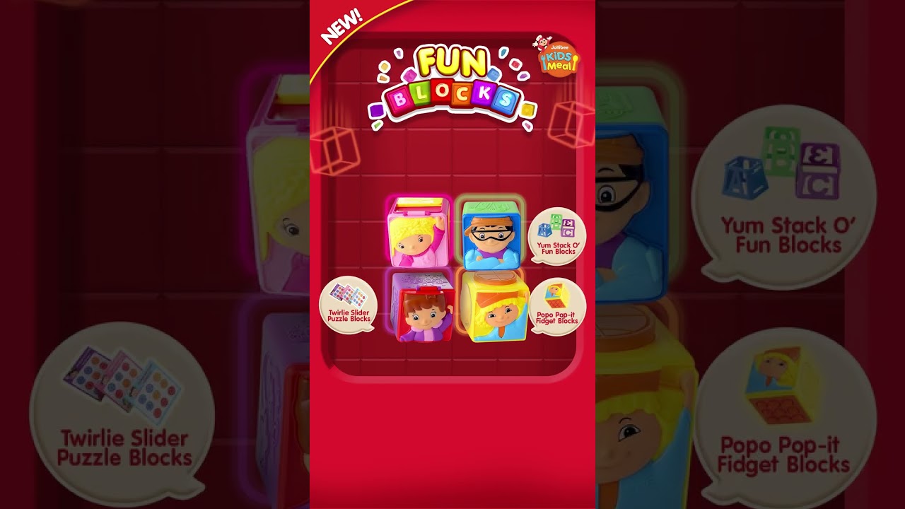 Jollibee Fun Blocks Digital Ad 2025 15s (Philippines) [ST] #Shorts