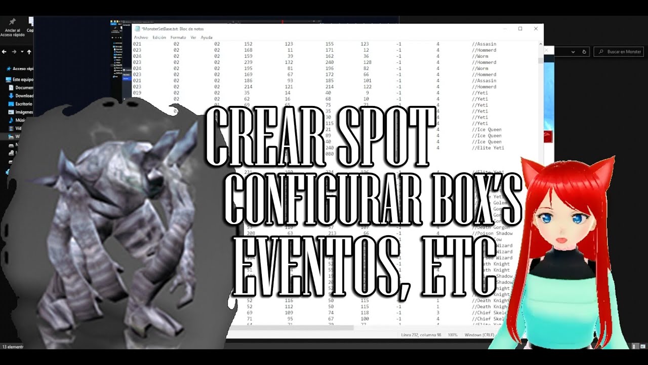 [MU Online] CONFIGURANDO SERVIDOR #2  | ITEMS, MONSTER, EVENTOS...