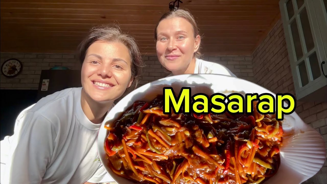 COOKING FOR MY HUNGRY FRIEND WITH MY COUSIN OLYA
