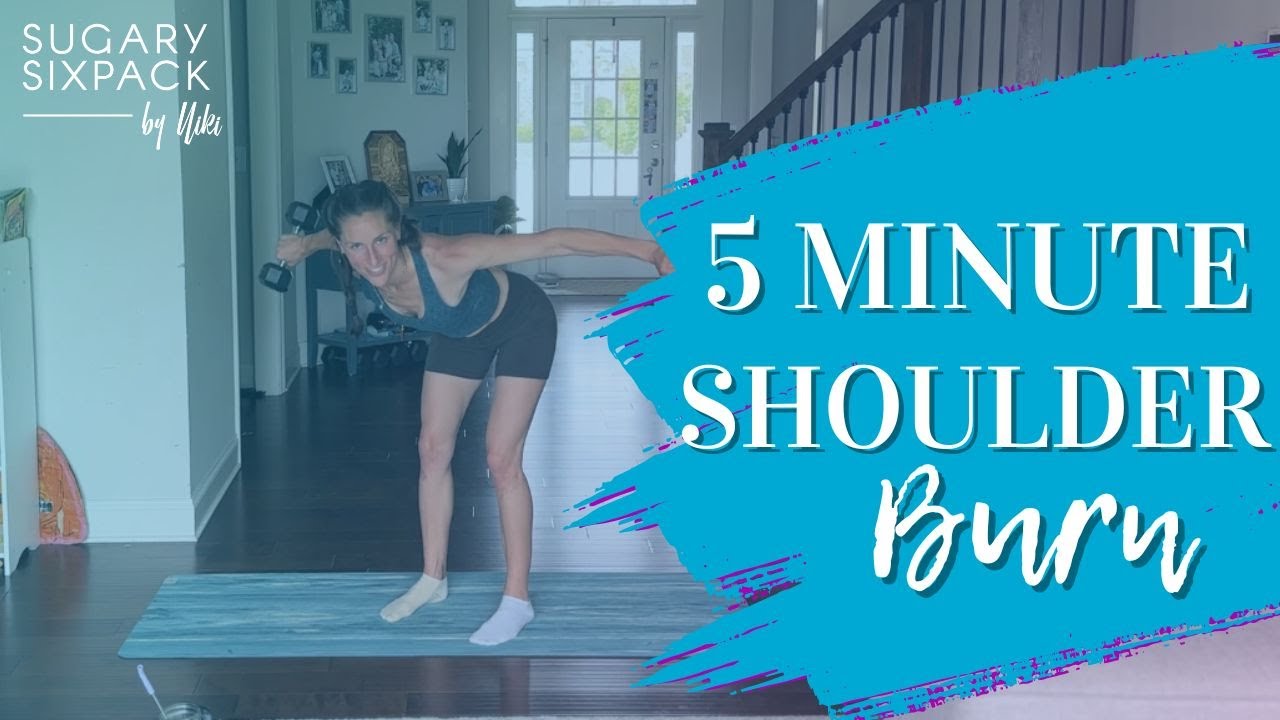 5-Minute Shoulder Burnout for Busy Moms | Quick & Strong Shoulder Burn