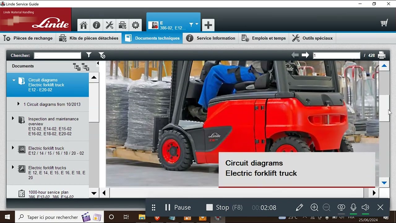 Linde Service Guide Spare Parts Catalog & Service Information