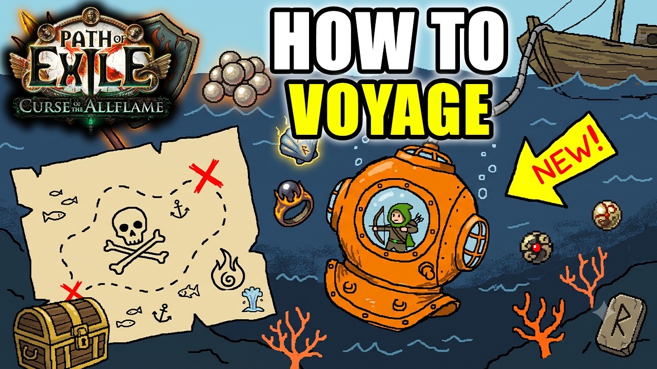 How to Chart & Voyage in PoE 3.29 (Curse of the Allflame Basic Guide)