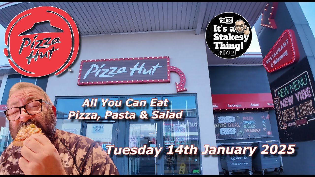 Pizza Hut Buffet, St Andrews Quay Retail Park Hull, January 2025 #itsastakesything