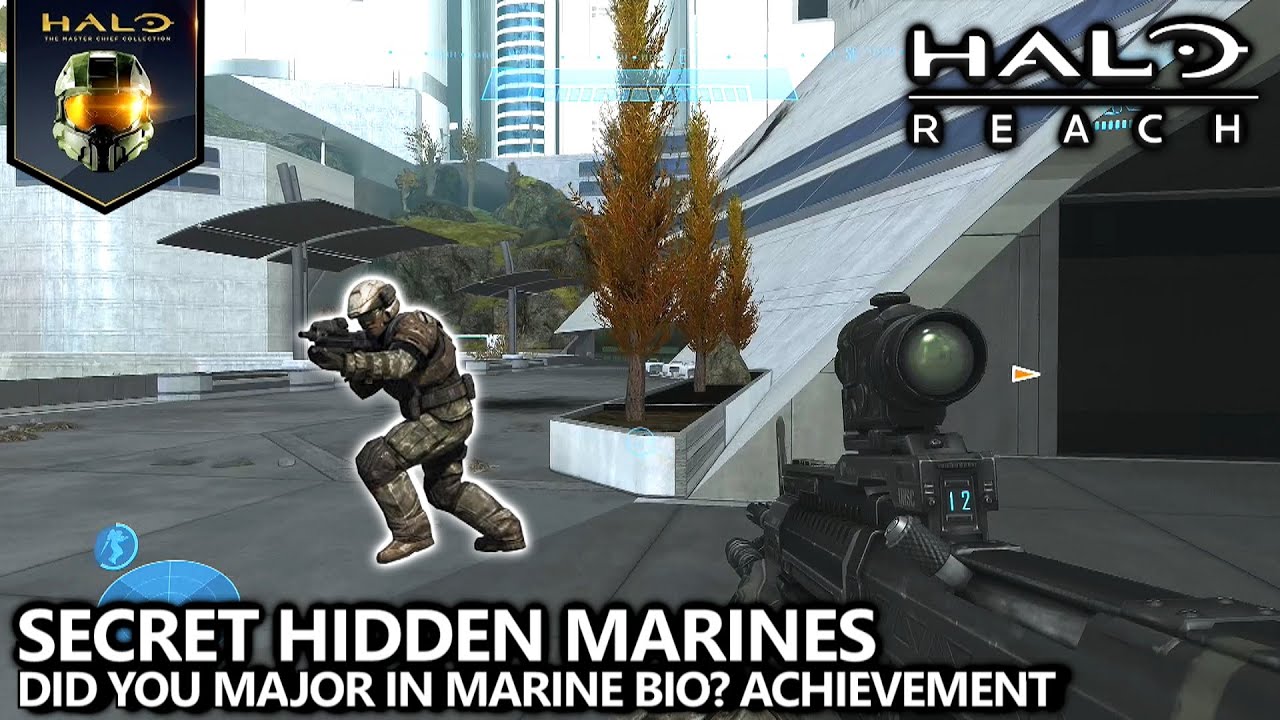 Halo Reach - Did You Major in Marine Bio? Achievement Guide - Hidden Marines Easter Egg