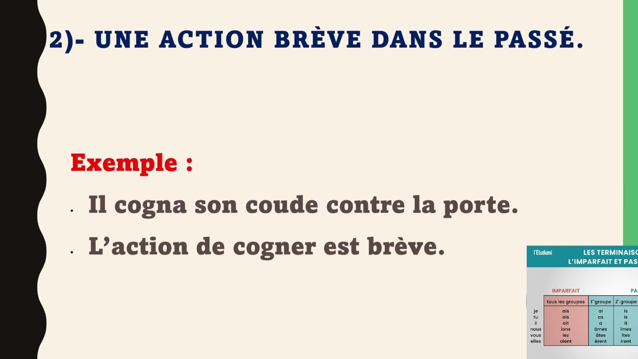 Le passé simple