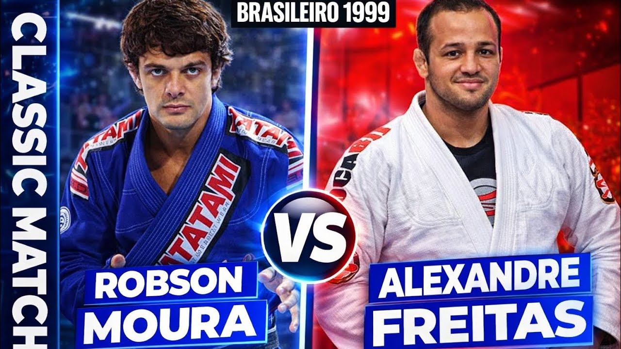 OLD SCHOOL BJJ MATCH: Robson Moura vs Alexandre “Soca” Freitas Jiu Jitsu Match Brasileiro 1999