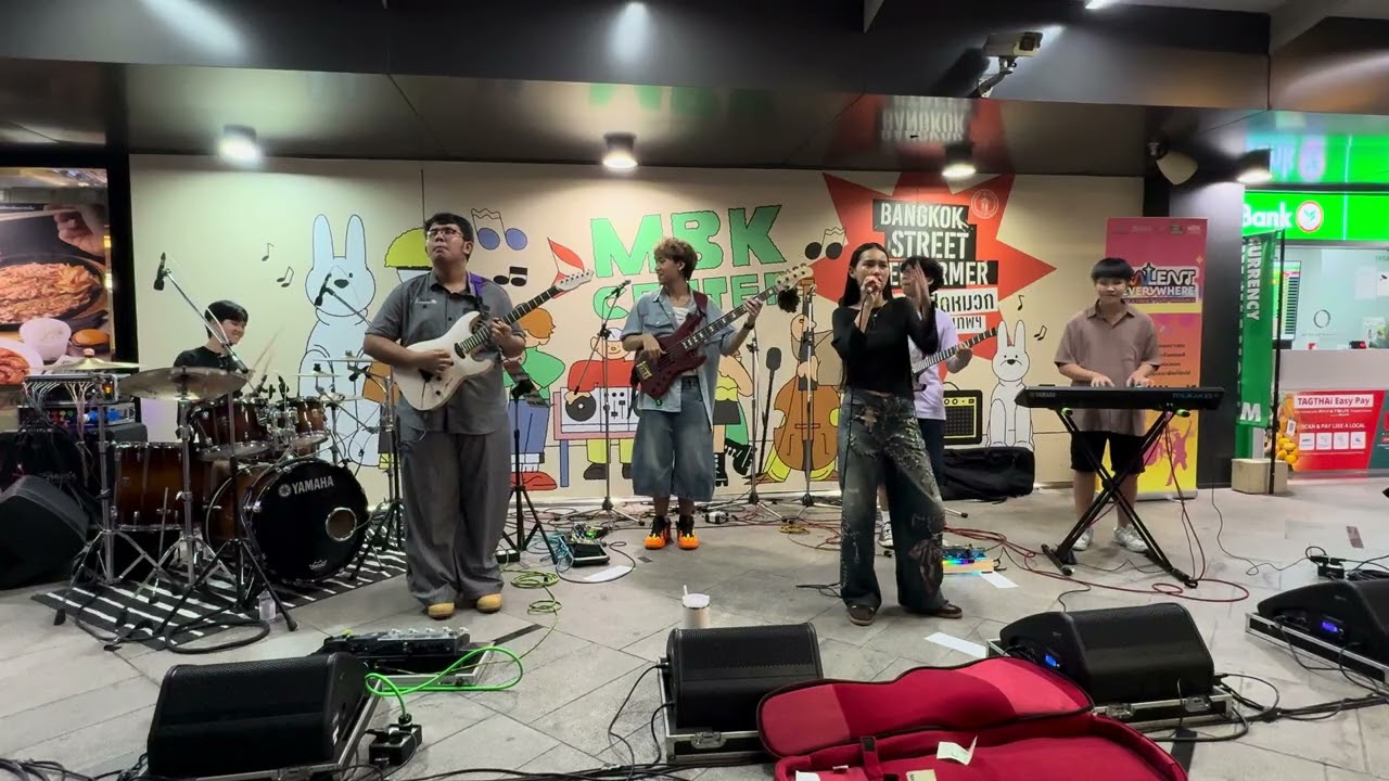 คนที่ถูกรัก - Bodyslam Cover by Logic _band @ Sky walk MBK