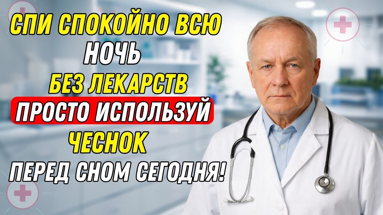Пожилые не спят всю ночь_ Используйте чеснок вот так — и сон вернётся уже через 3 дня!