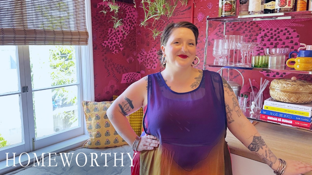 HOUSE TOUR | A Glamorous 1920s Hollywood Apartment | Renter-Friendly Design