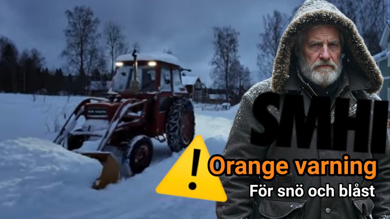 Kung Bore slår klorna i Sundsvall - Volvo BM 430 tar sig an snöstormen
