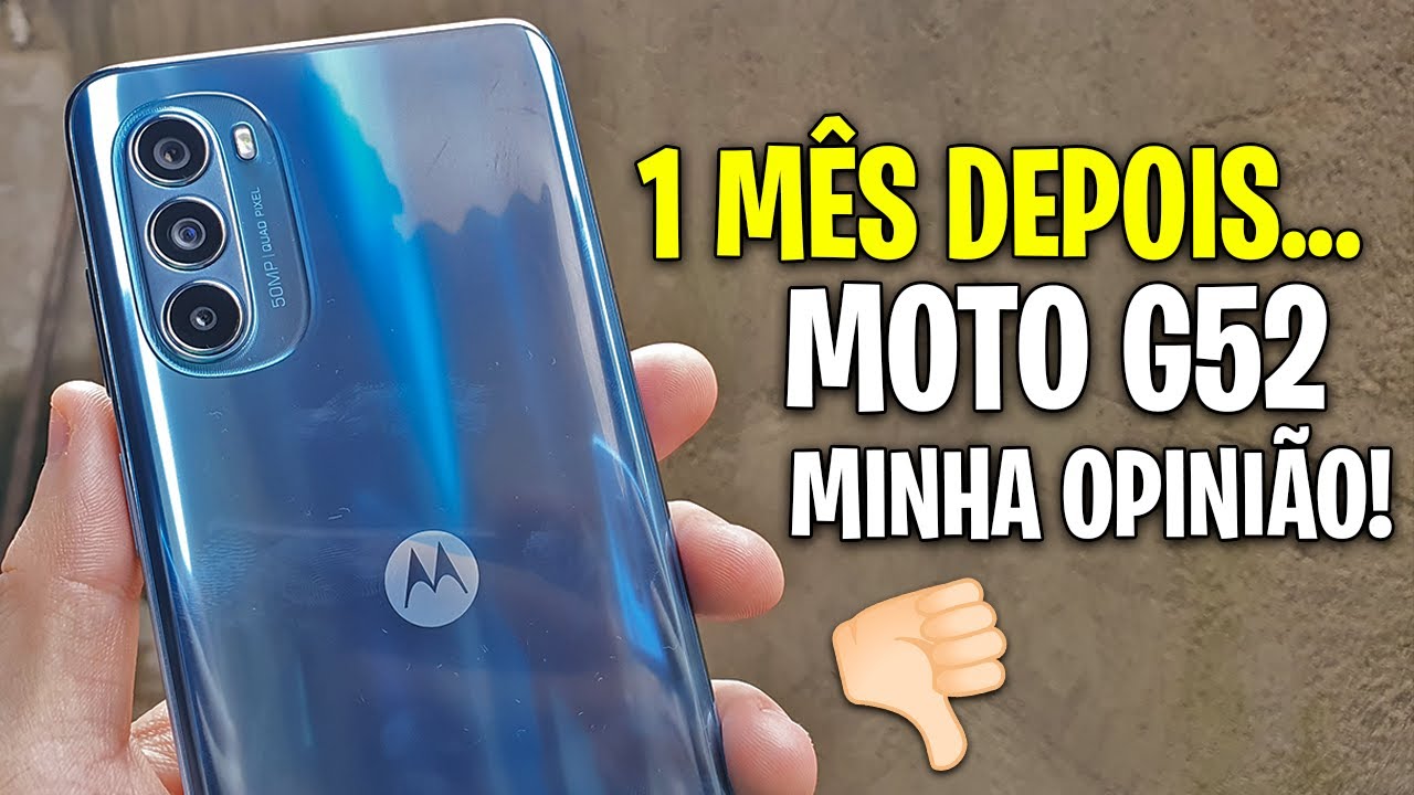1 Mês Usando o Moto G52. Valeu a pena? Minha Opinião