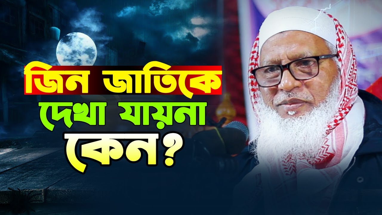 জিন জাতিকে দেখা যায়না কেন? || মাওলানা মোজাম্মেল হক বরিশাল | mozammel haque barisal waz